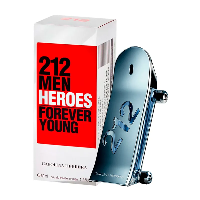 Eau de Toilette 212 Heroes Men Carolina Herrera - Cont. 50 mL