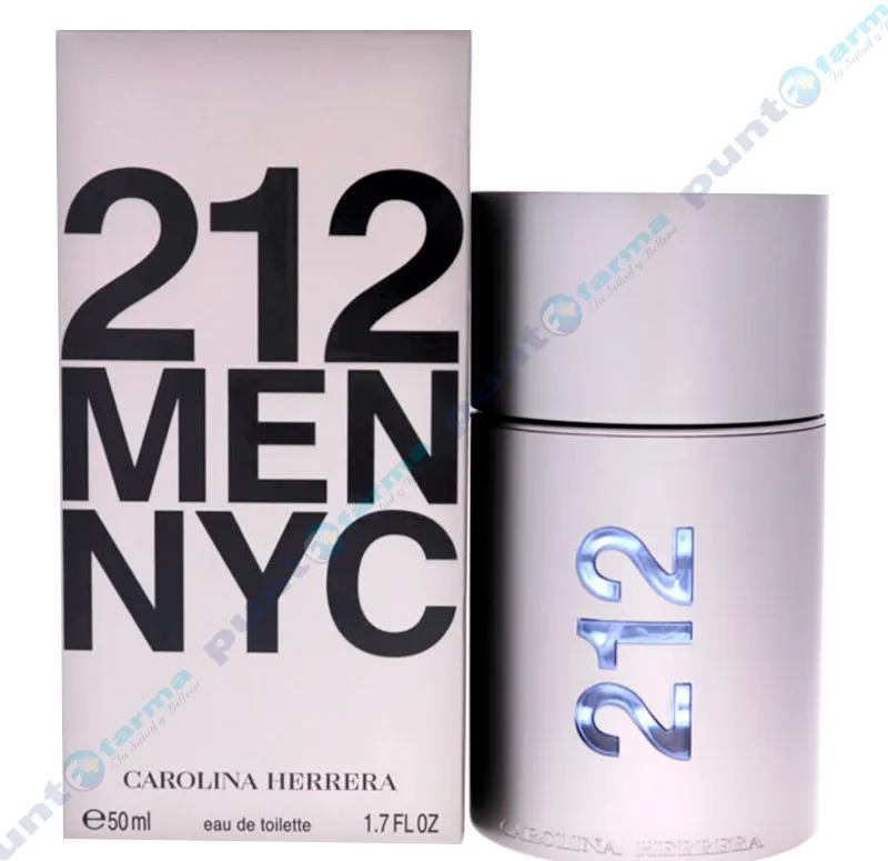 Eau de Toilette 212 Men Nyc de Carolina Herrera 50mL Punto Farma