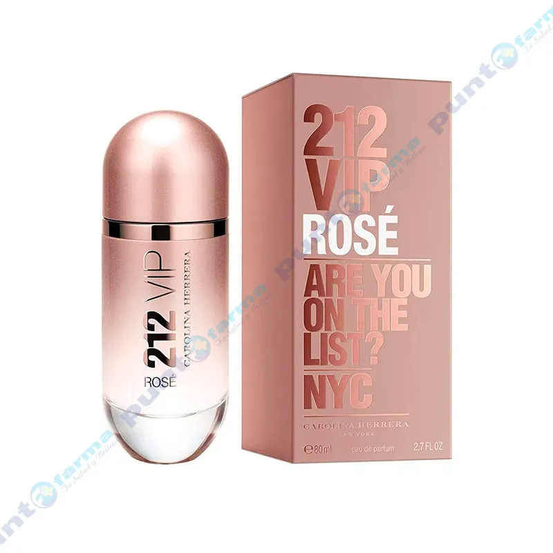 Eau de Parfum 212 Vip Rosé Carolina Herrera - 80mL