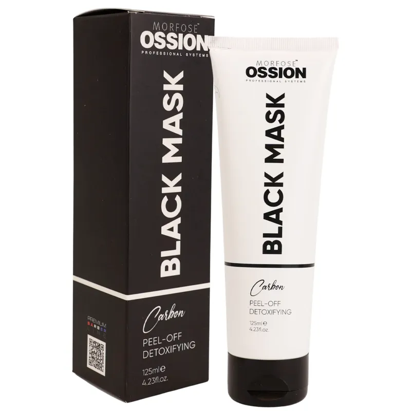 Mascarilla Black Mask Detoxifying Premium Ossion - Cont. 125 mL
