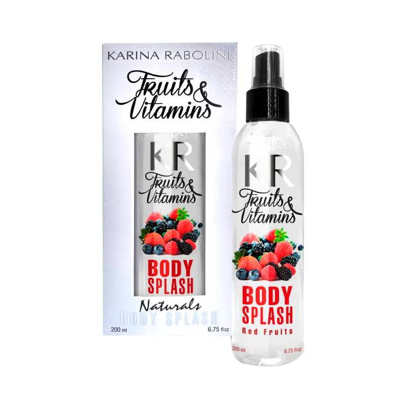 Body Splash Fruit y vitamina Frutos Rojos Karina Rabolini - Cont.200 mL