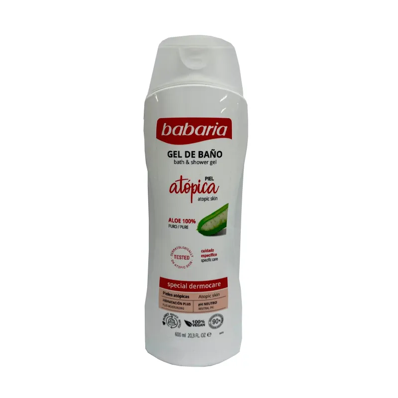 Gel de Baño para Piel Atópica Aloe - Cont.600 mL