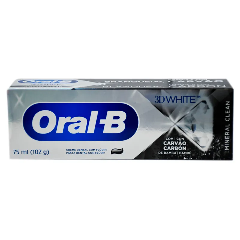 Pasta Dental 3DW Mineral Clean Oral-B - Cont. 102 gr
