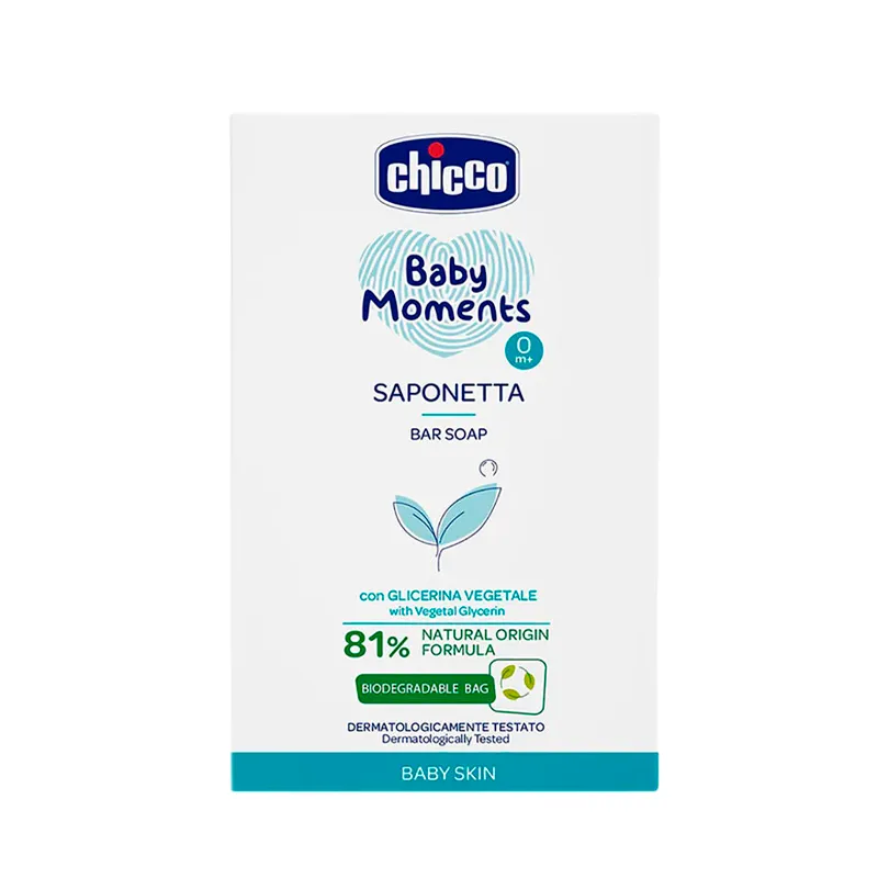 Jabon en Barra Baby Moments Chicco - Cont. 100 gr