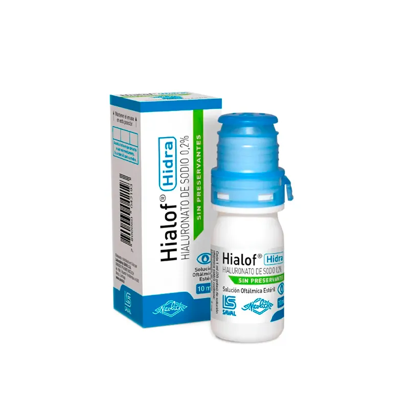 Lubricante Ocular Hialof Hidra Oftalmica - Fco x  10ml