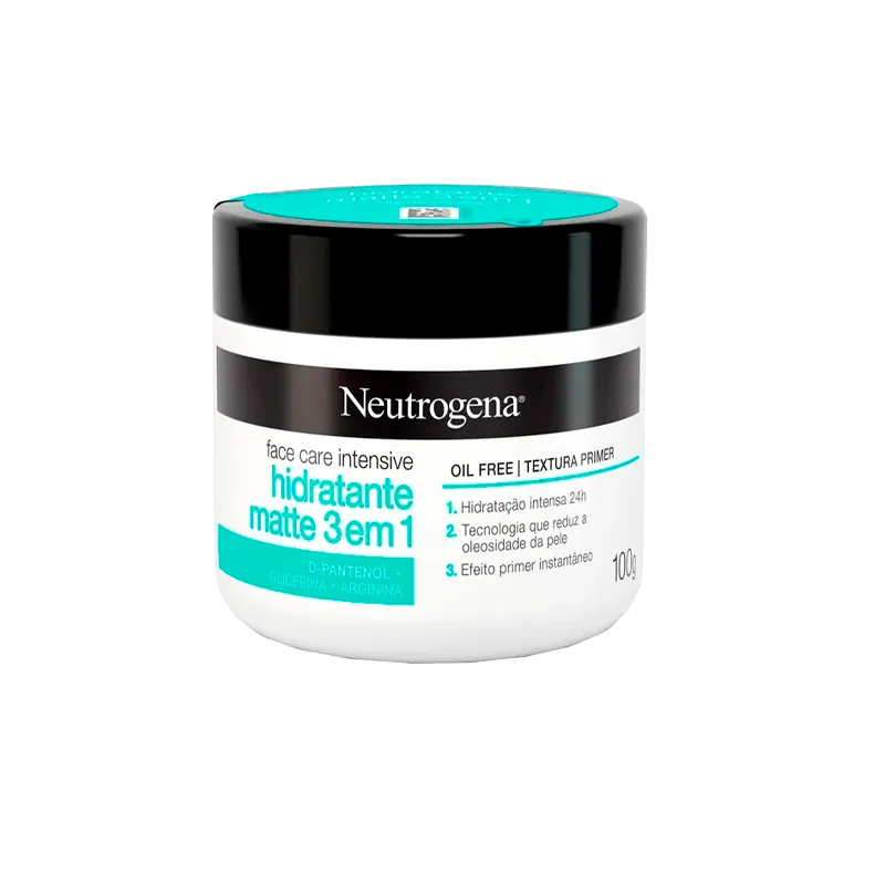 Crema Facial Hidratante Mate 3 en 1 Neutrogena - Cont.100 gr