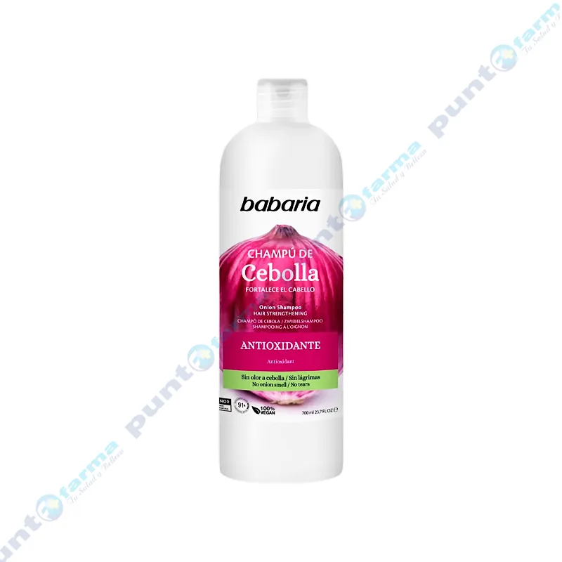Shampoo de Cebolla Antioxidante Babaria - Cont.700 mL