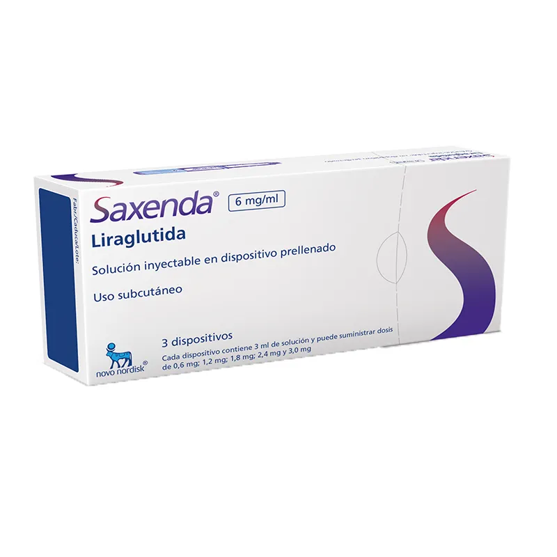 Saxenda Liraglutida 6 mg - Cont. 3 inyectable prellenadas