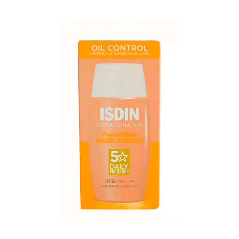 protector solar facial fusion water medium spf50 isdin - cont. 50 ml