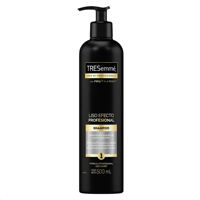 Shampoo Liso Efecto Profesional Tresemmé - Cont.500 mL