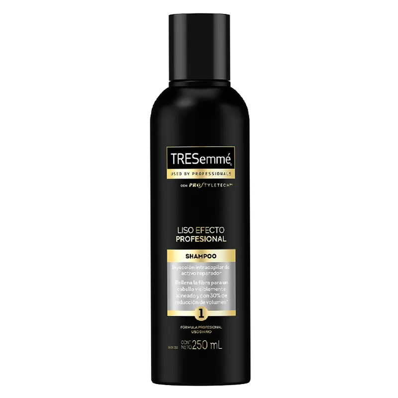 Shampoo Liso Efecto Profesional Tresemmé - Cont.250 mL 