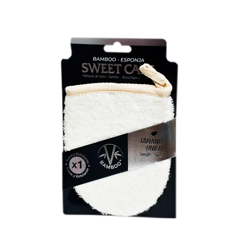 Esponja de Mano Fibra Bamboo Sweet Care - Cont. 1 Unidad