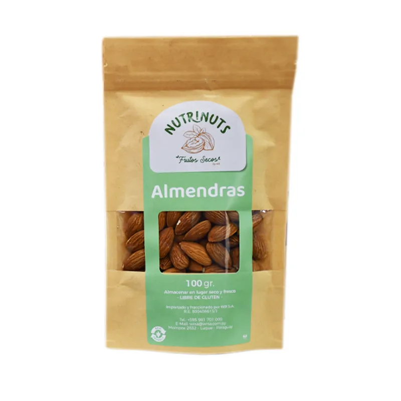 frutos secos almendras nutrinust - cont. 100 gr