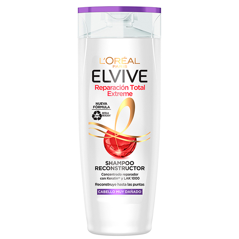 Shampoo Reparación Total Extreme Elvive 370mL Punto Farma