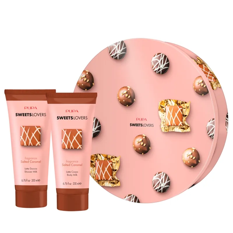 Kit Sweets Lovers Pupa Gel de Ducha Salted Caramel 200mL + Leche Corporal Salted Caramel 200mL