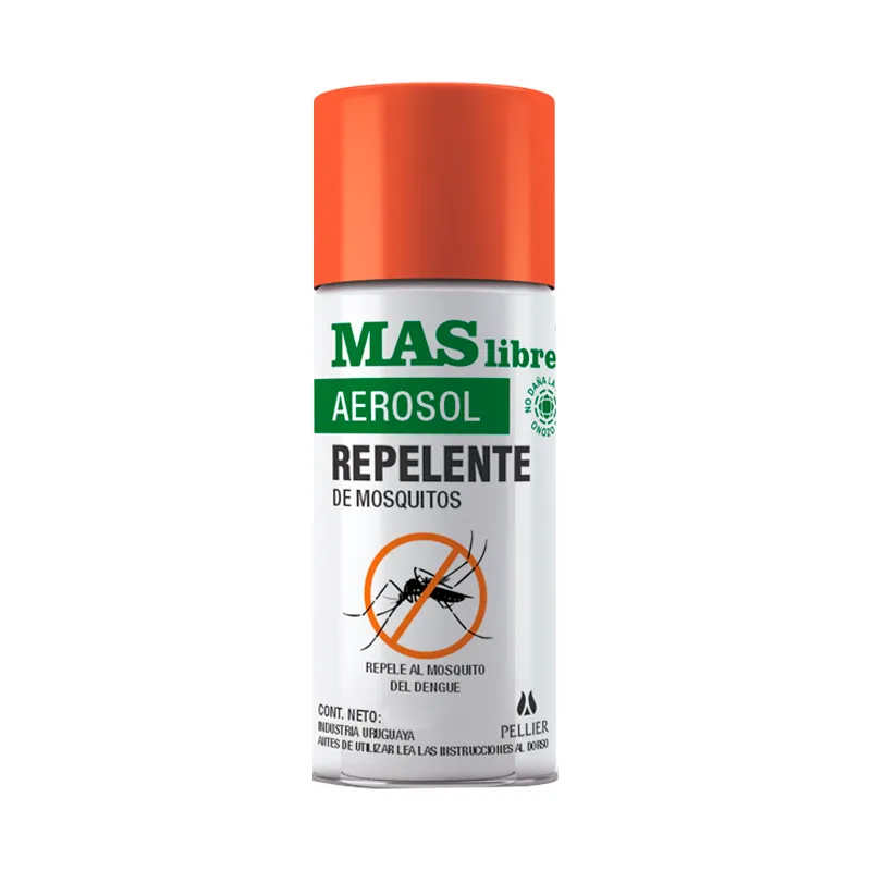 Repelente de Mosquitos en Aerosol Mas Libre - Cont.165mL