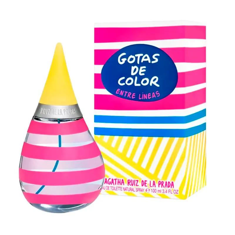 Eau de Toilette Gotas de Color Entre Lineas Agatha Ruiz de la Prada - 100mL