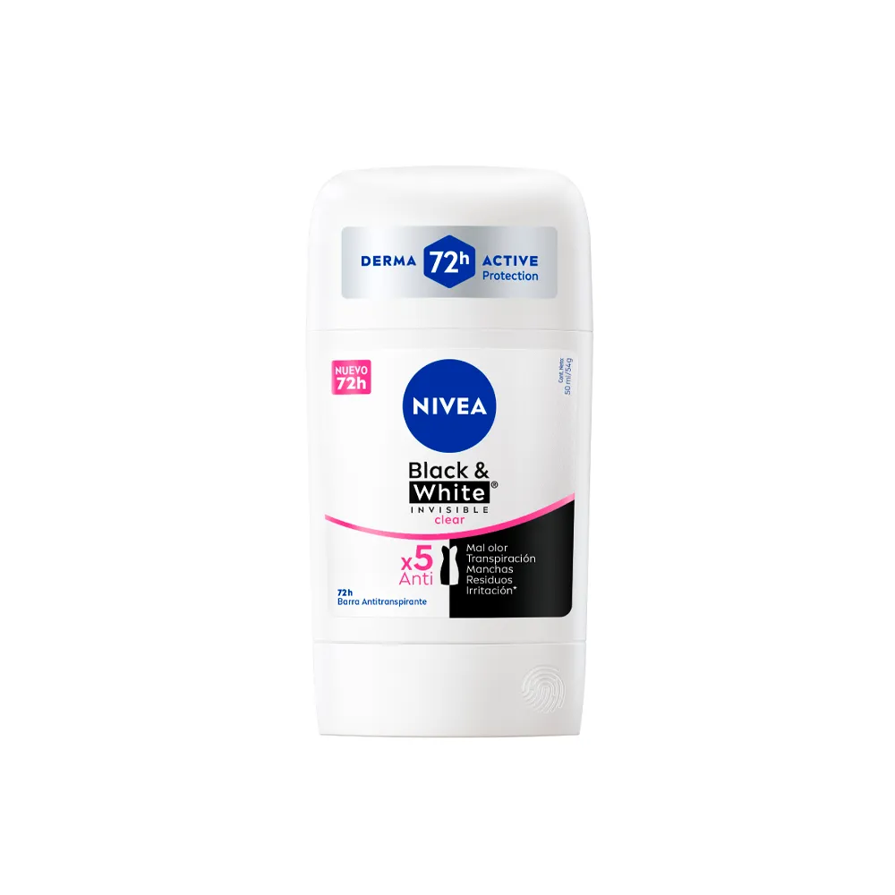 Antitranspirante Nivea B&W Clear Fem - Cont.50 ml