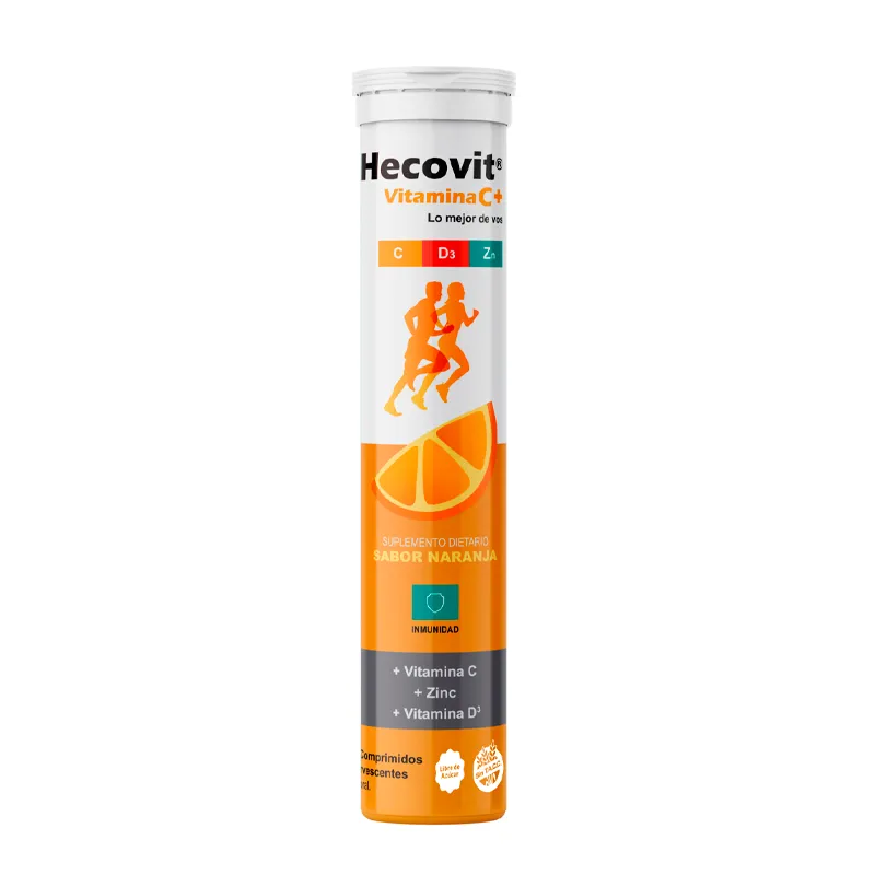 Hecovit Vitamina C+ - Cont. 20 Comprimidos Efervescentes