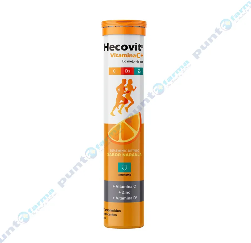 Hecovit Vitamina C+ - 20 Comp. Efervescentes