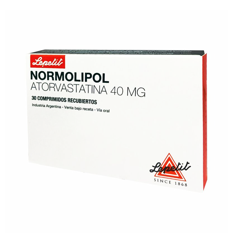 Normolipol Atorvastatina 40 mg - 30 Comprimido…