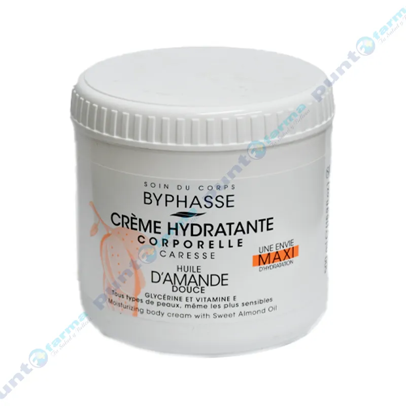 Crema Hidratante Corporal con Aceite de Almendra Byphasse - Cont.500ml