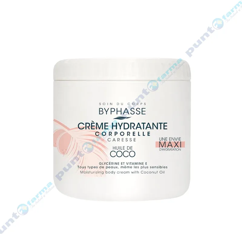 Crema Corporal Aceite de Coco Byphasse - Cont.500mL