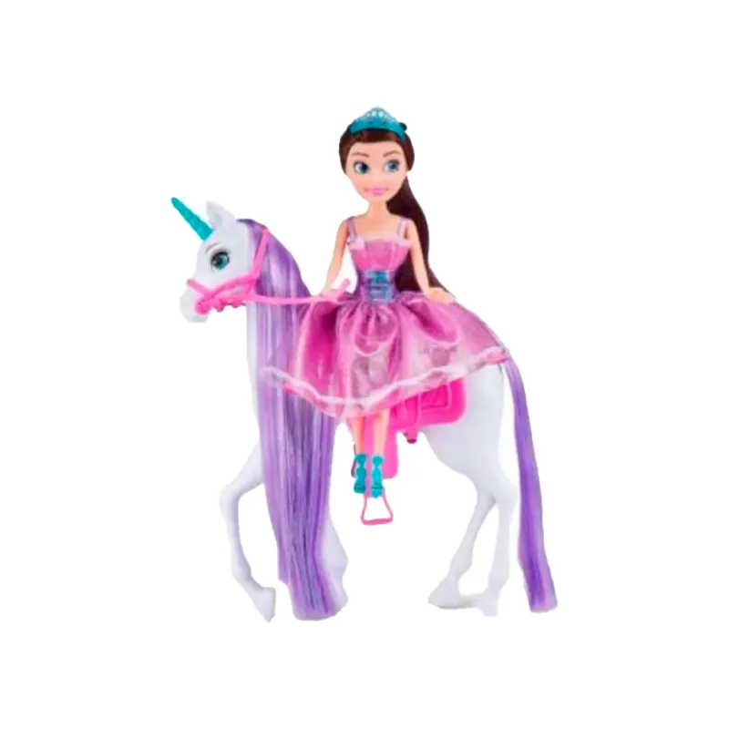 Muñeca Sparkle Girlz Princesa y Unicornio Real