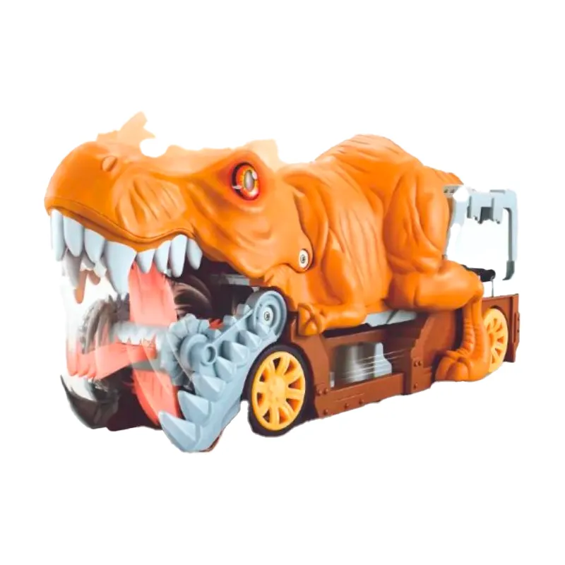 Dinosaurio Devora Camiones Con Auto Exclusivo