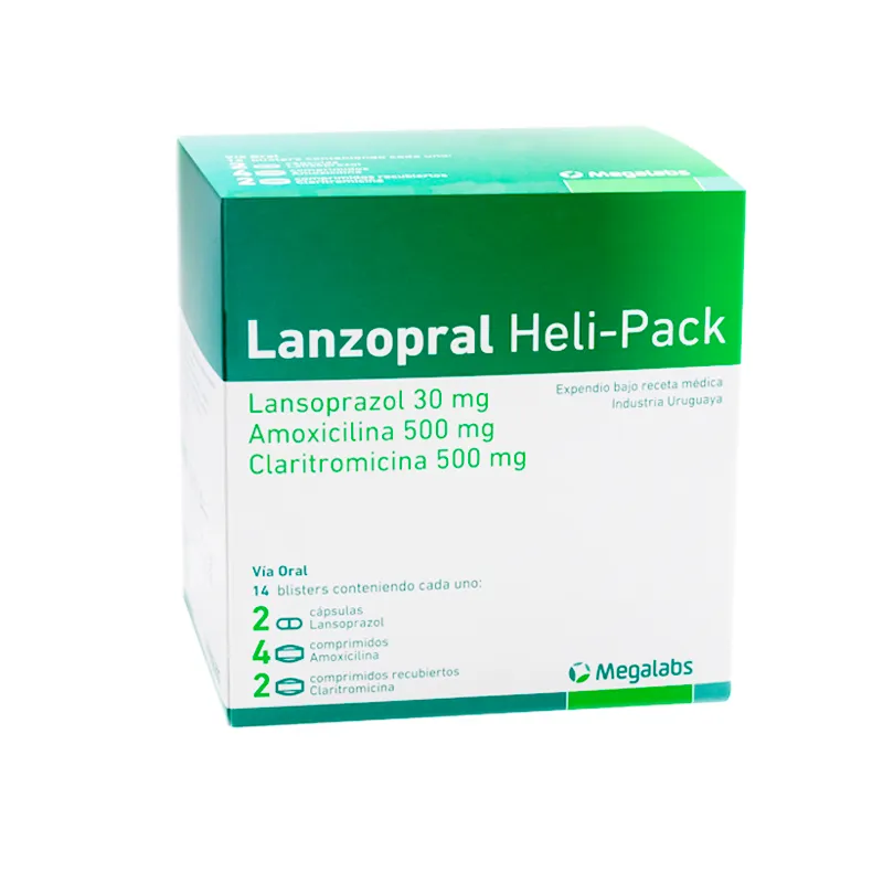 Lanzopral Heli - Pack - Cont. 14 Blisters.