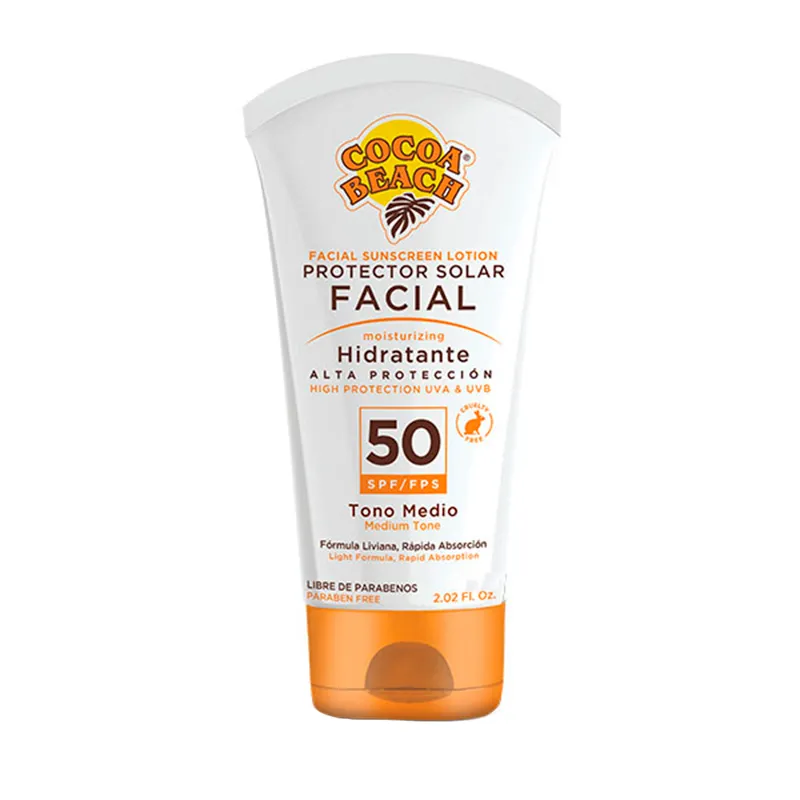Protector Solar Pomo Facial con Color FPS 50 Cocoa Beach - Cont.60mL