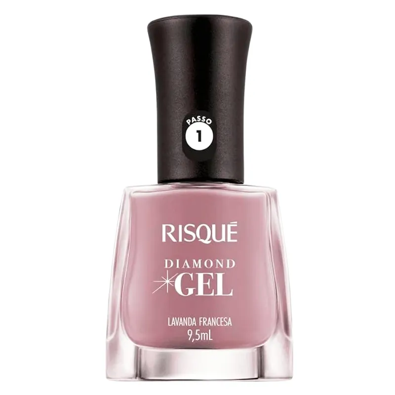 Esmalte Para Uñas Diamond Gel Lavanda Francesa Risque - 9,5 mL