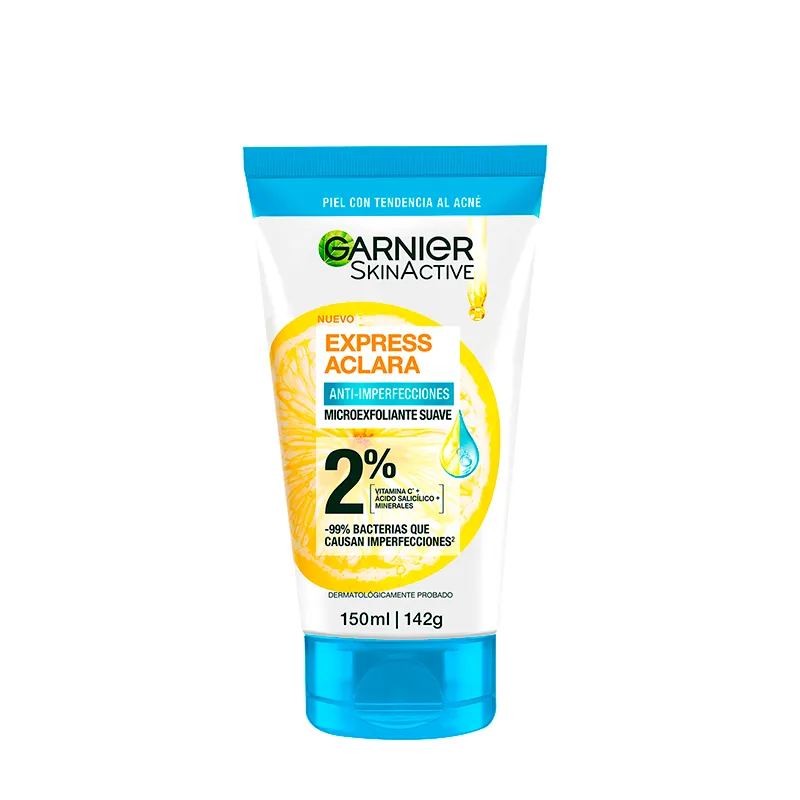 Exfoliante Aclara Anti Imperfecciones Garnier Skinactive Express - 150mL