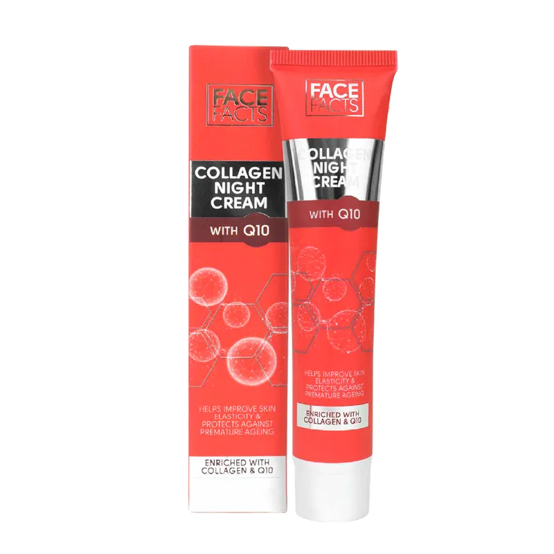 Crema de Noche Colágeno con With Q10 FaceFacts  - Cont. 50 ml