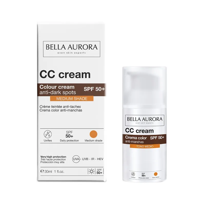 Bella Aurora Anti Dark Crema Color SPF 50 - Cont. 30 mL