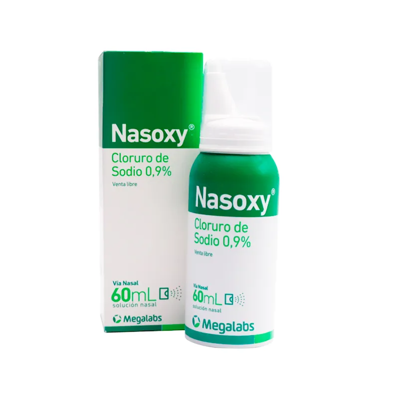Nasoxy Cloruro de Sodio 0,9% - Solucion Nasal de 60 mL