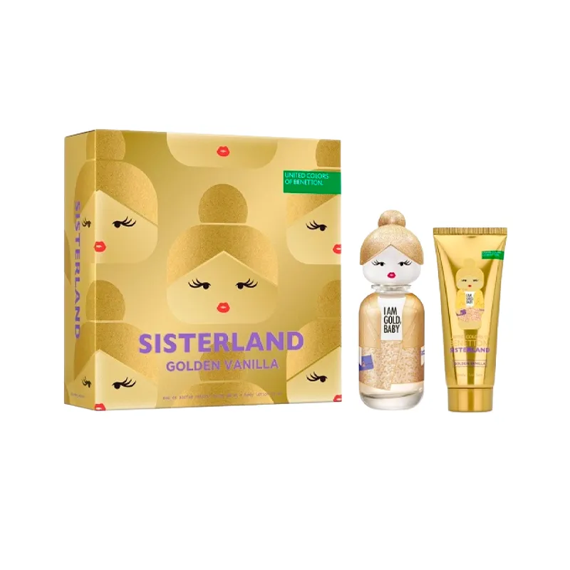 Set Sisterland Vainilla Eau de Parfum 80 mL + Body Locion 75 mL Beneton