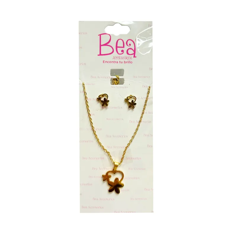 Collar Flores con Aro Bea