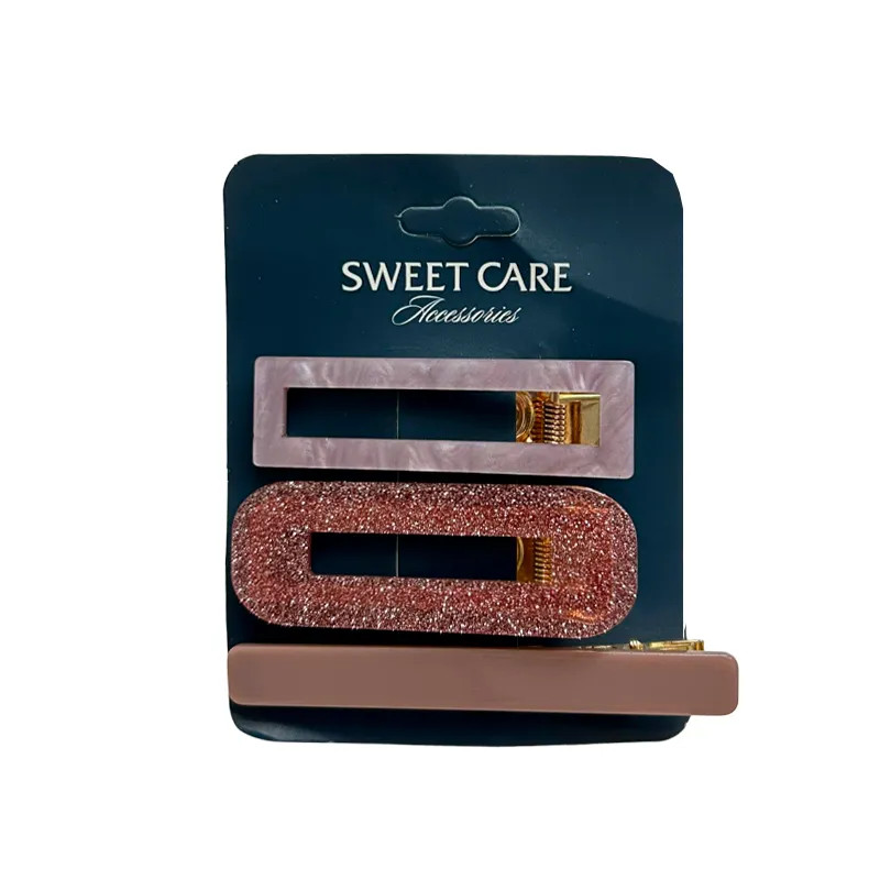 Set de Hebillas Rosa Sweet Care
