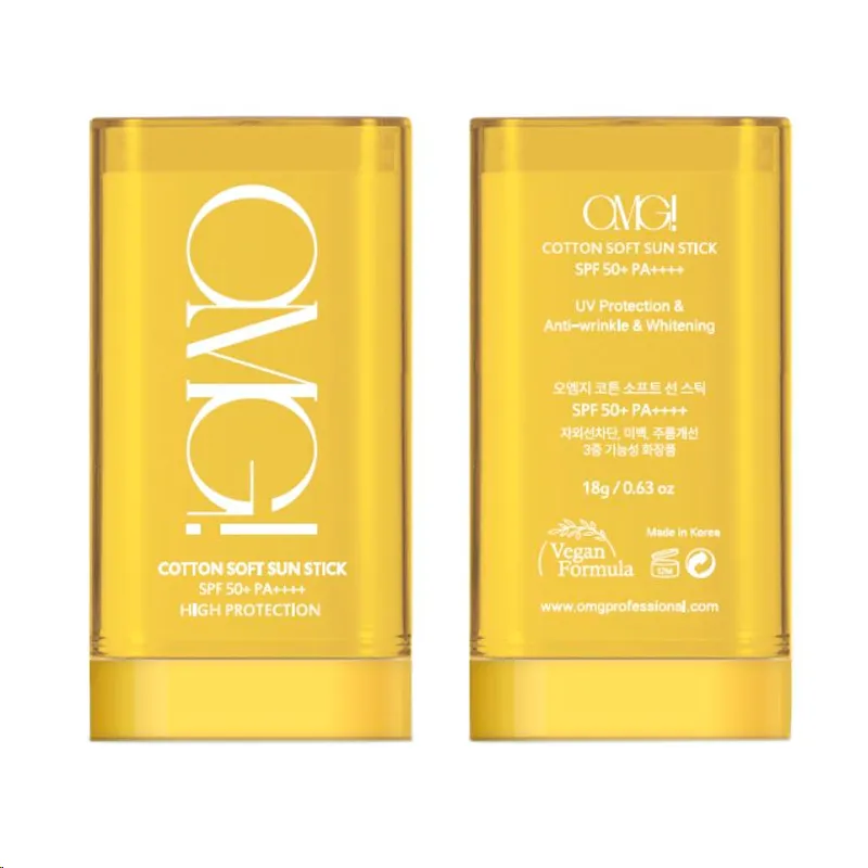 Protector Solar en Barra OMG Cotton Soft Sun Stick SPF 50+ - Cont.18gr