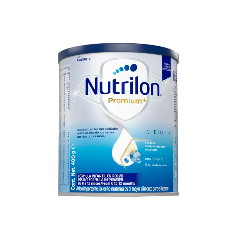 Nutrilon Premium + C-Biotik Formula Infantil en Polvo De 0 a 12 Meses - Lata de 400 gr