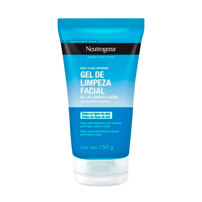 Gel de Limpieza Facial Deep Clean Intensive Neutrogena - Cont.150 gr