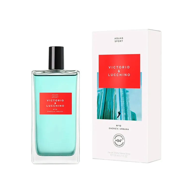 Aguas Sport Nro 12 Energia Urbana Victorio y Lucchino - Cont. 150 mL