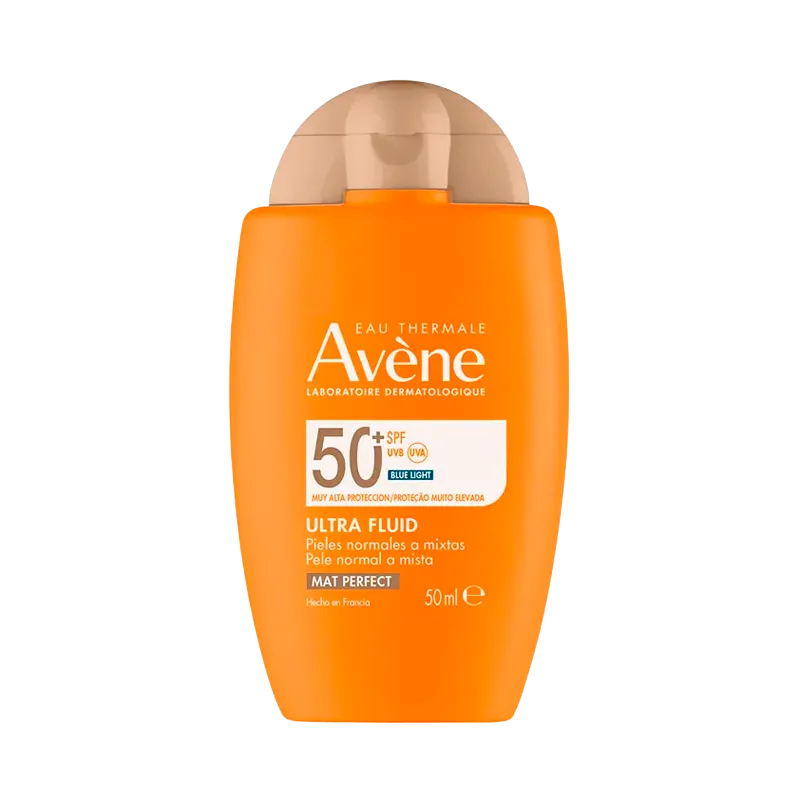 Protector Solar Ultra Fluido con Color Avene SPF 50 - Cont.50 mL