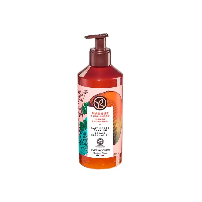 Crema Corporal Fluida Bourbon Mango y Cilantro Yves Rocher - Cont.390 mL
