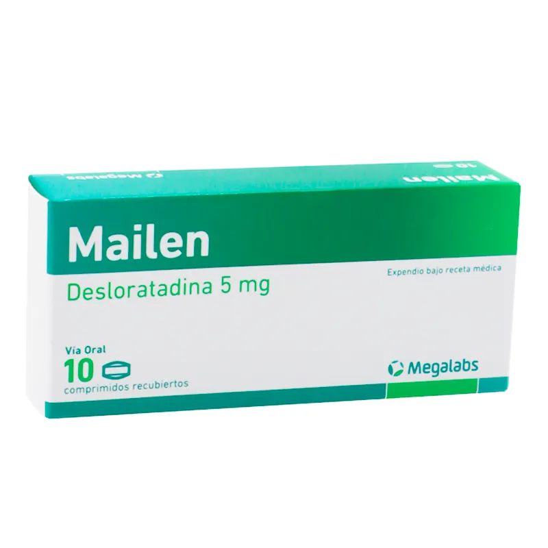 Mailen Desloratadina 5 mg - Caja de 10 comprimidos recubiertos