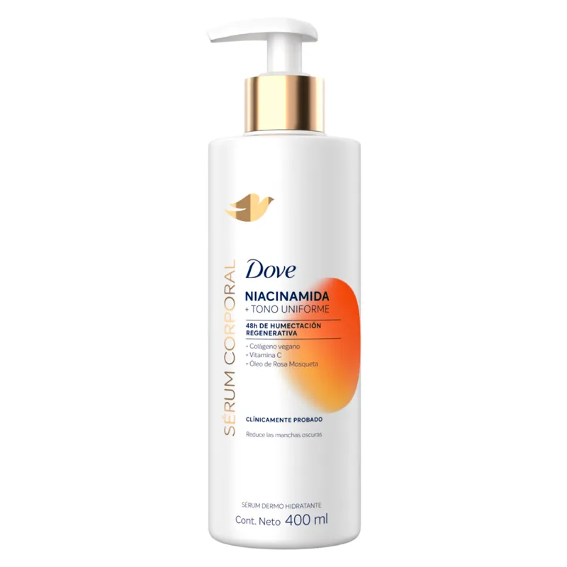 Serúm Corporal Niacinamida + Tono Uniforme  Dove - Cont.400mL