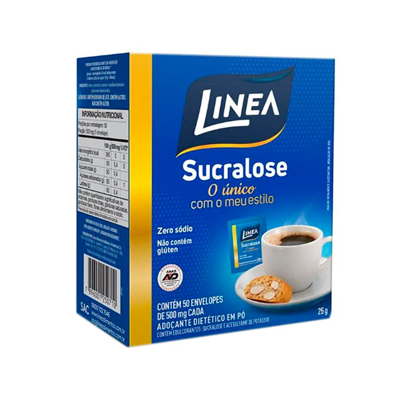Edulcorante en Polvo Sucralosa Linea - Cont. 50 Sobres
