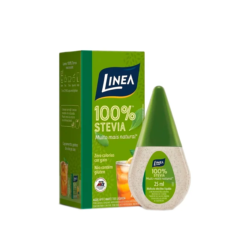 Edulcorante Liquido 100% Stevia Linea - Cont. 25 mL