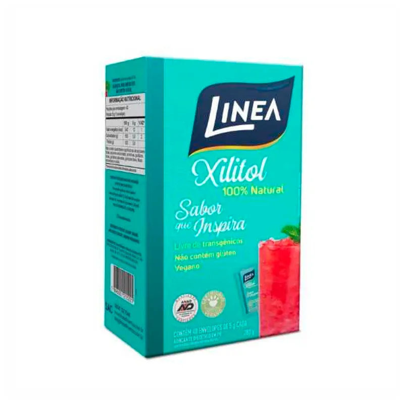 Edulcorante en Polvo Xilitol 100% Natural Linea - Cont. 40 Sobres
